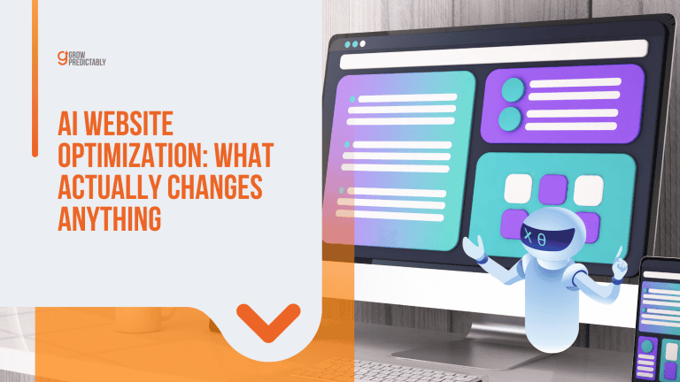 AI Website Optimization: What Actually Changes Anything