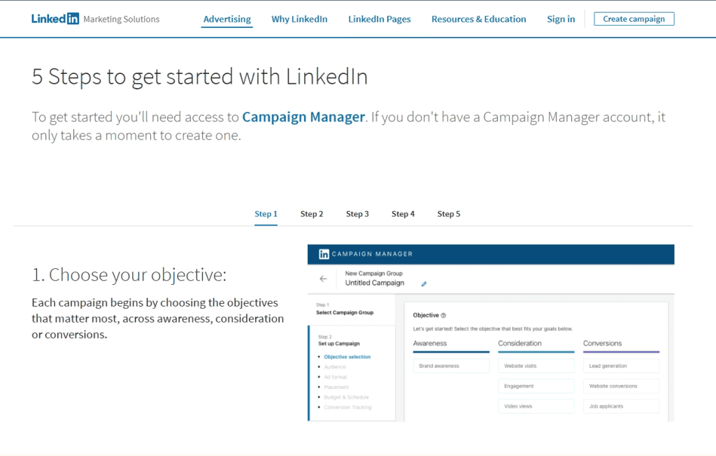 LinkedIn Ads Page - How to Grow a SaaS Business