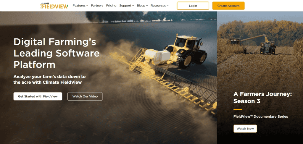 Climate Fieldview - An example of an agriculture management platform
