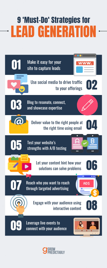 9 Must Do Strategies for Lead Generation