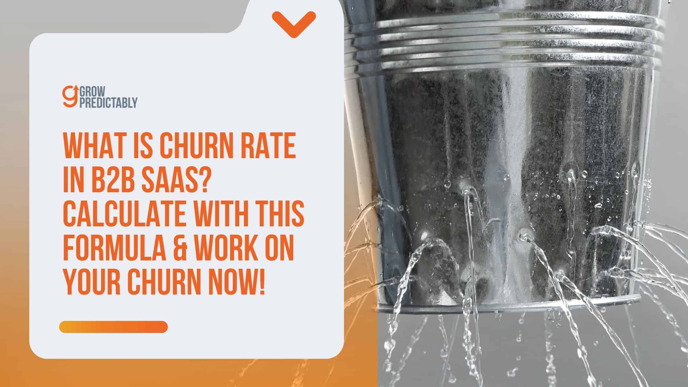 What is Churn Rate in B2B SaaS