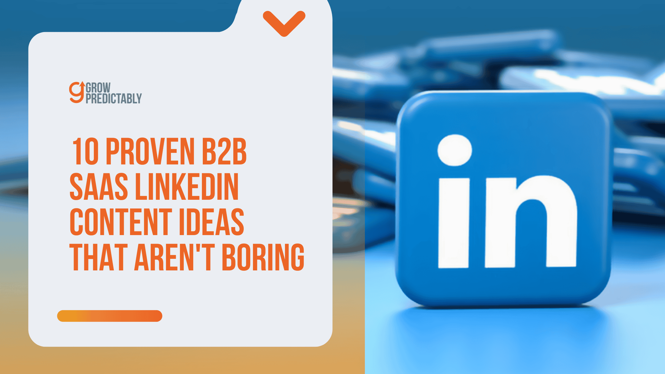 b2b saas linkedin content