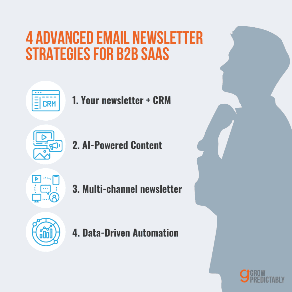 4 Advanced email newsletter strategies for b2b saas