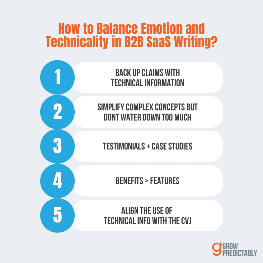 How to Balance Emotion and Technicality in B2B SaaS Writing 1