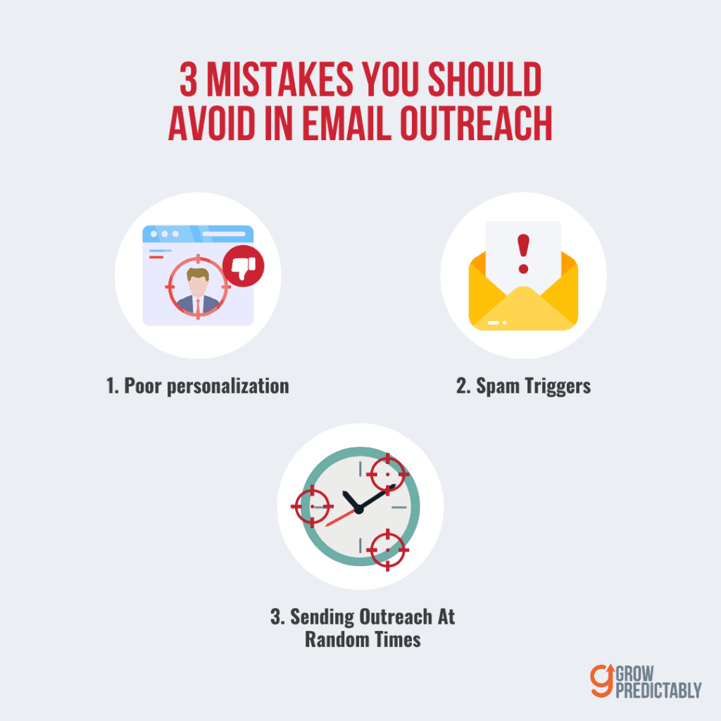 3 mistakes you should avoid in email outreach
