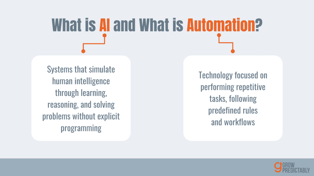 Are AI and Automation Two Different Things