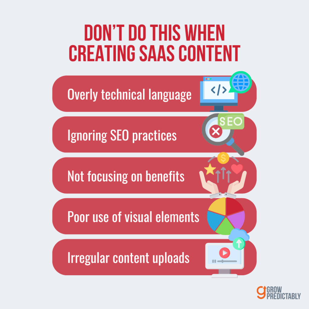 Common Mistakes to Avoid in SaaS Content Creation