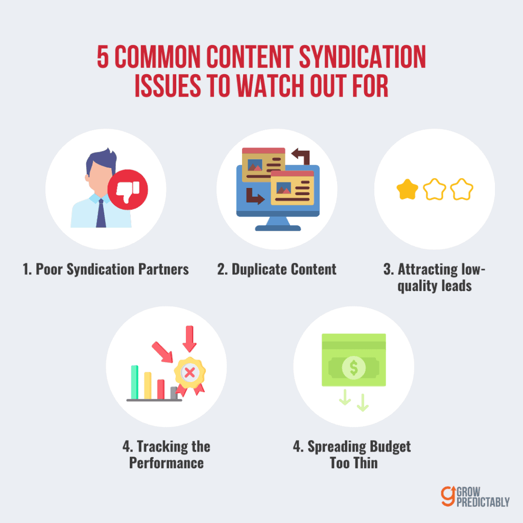 5 common content syndication issues to watch out for