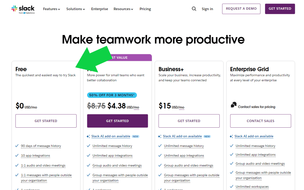 Slack is an example of a SaaS brand that champions freemium strategies because they provide entry-level access for small teams, driving adoption and upsell opportunities