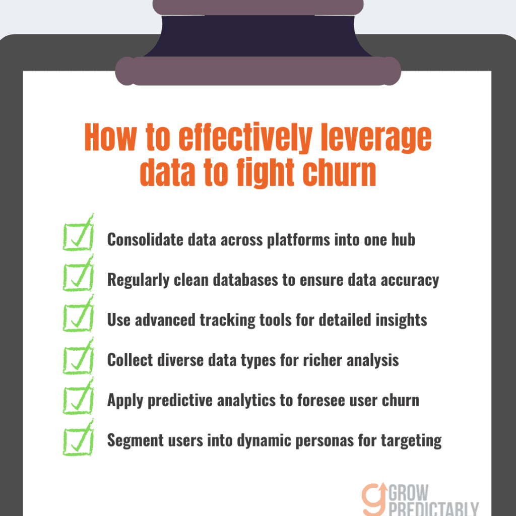 How to effectively leverage data to fight churn