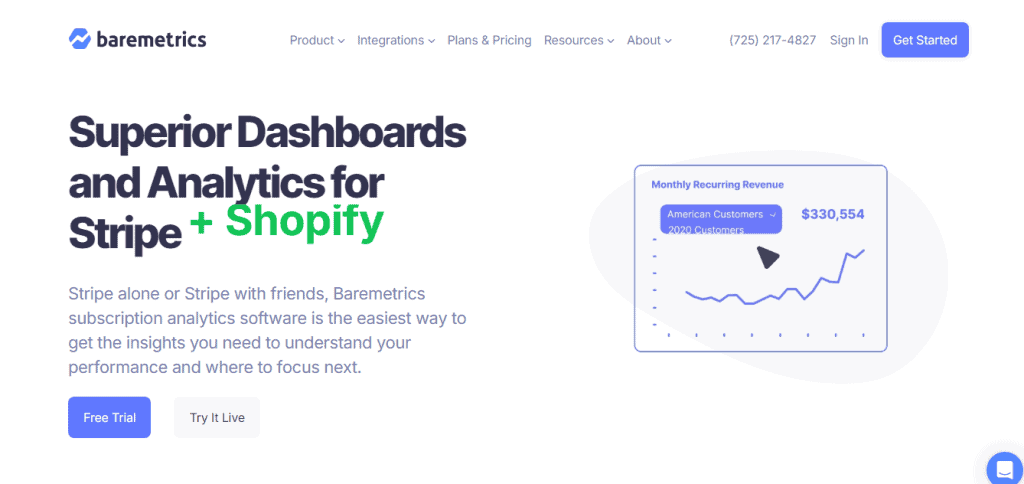 Baremetrics - A Micro B2B SaaS Brand
