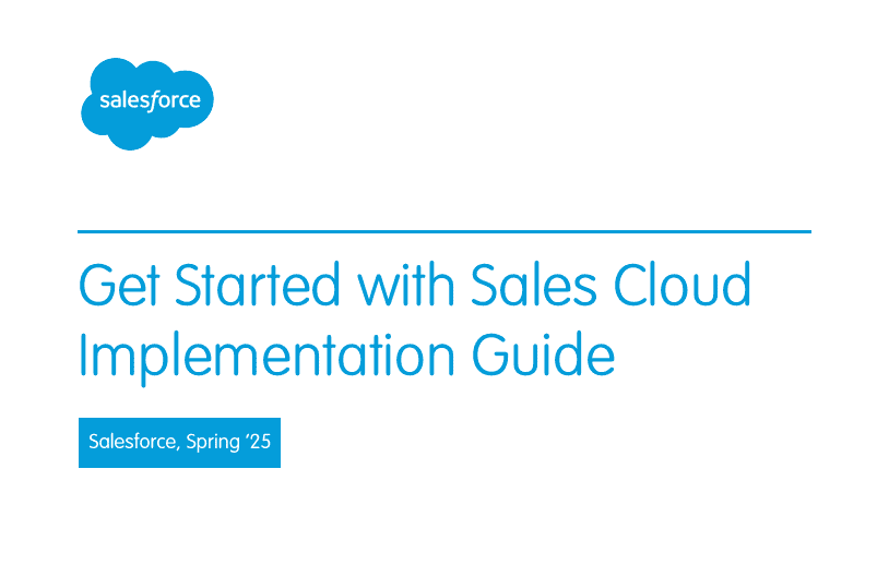 Salesforce's Implementation Guide - An example of a lead magnet for the decision stage