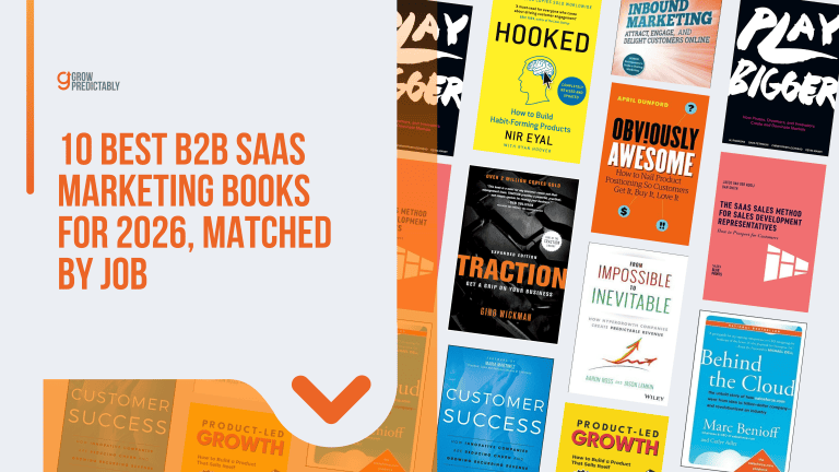 10 Best B2B SaaS Marketing Books for 2026, Matched by Job