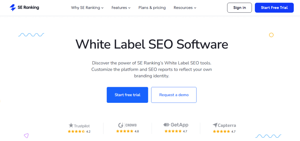 SE Ranking - White Label AI Platforms for SEO