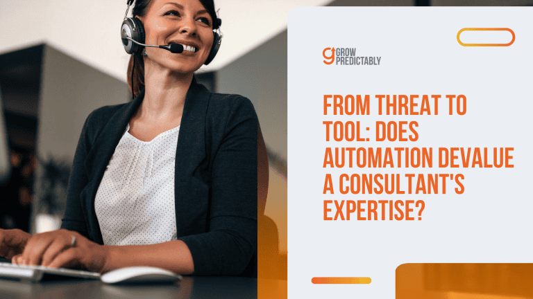 Does automation devalue a consultant's expertise?