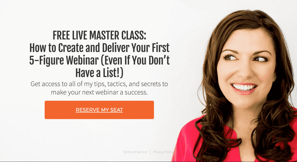 Live masterclasses can be a venue for live Q&A sessions as your lead magnet.