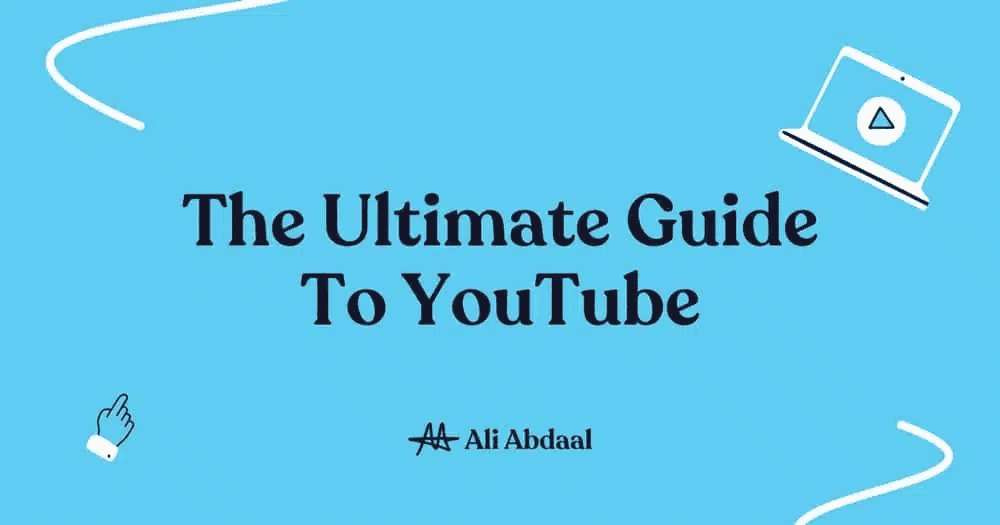"The Ultimate Guide to YouTube" by Ali Abdaal is an example of a mini course.
