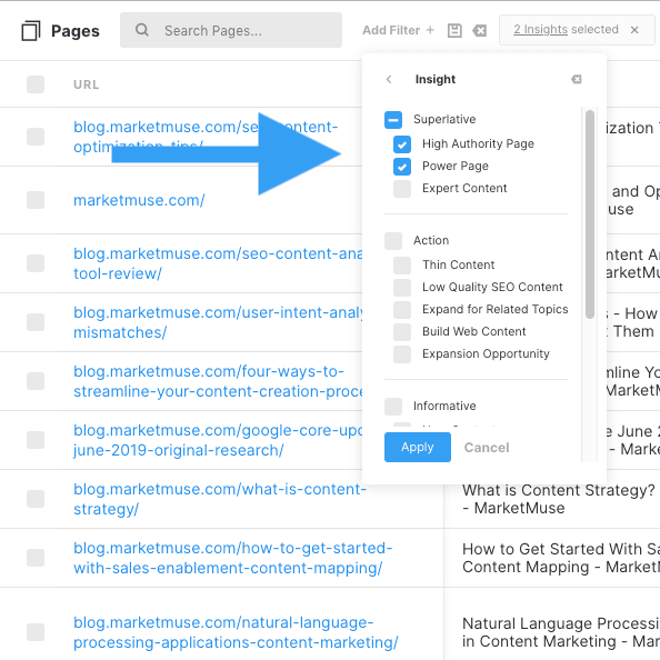 MarketMuse is an example of an AI content optimization tool that can boost AEO.