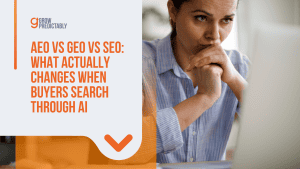 AEO vs GEO vs SEO: What Actually Changes When Buyers Search Through AI