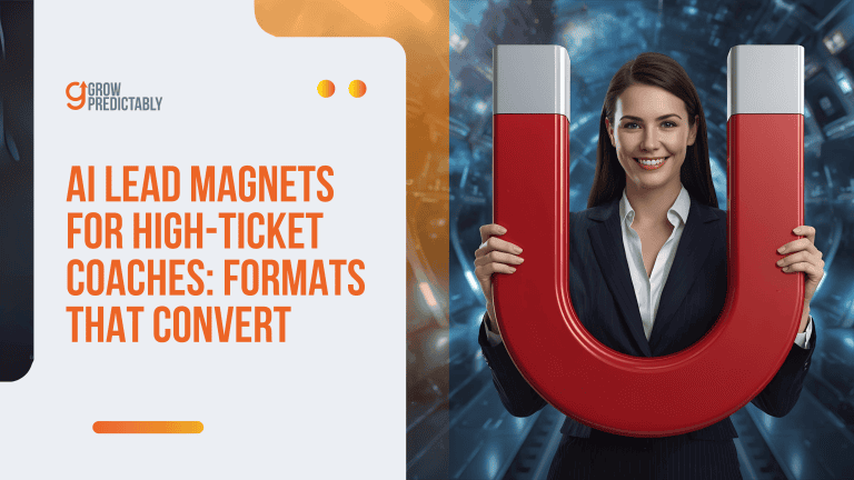 AI Lead Magnets for High-Ticket Coaches: Formats That Convert