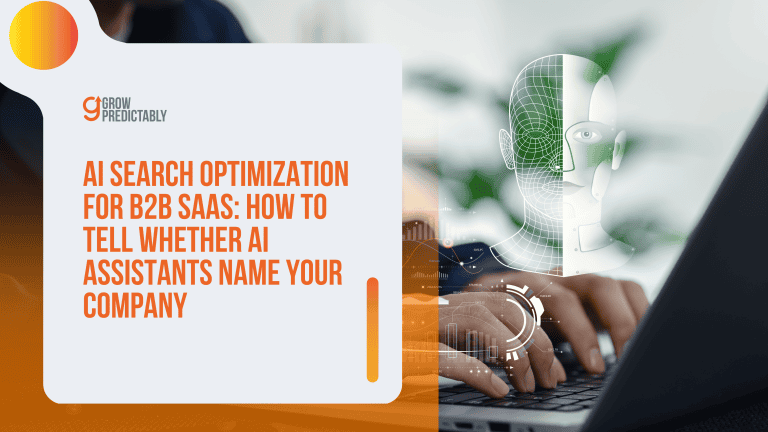 AI Search Optimization for B2B SaaS: How to Tell Whether AI Assistants Name Your Company