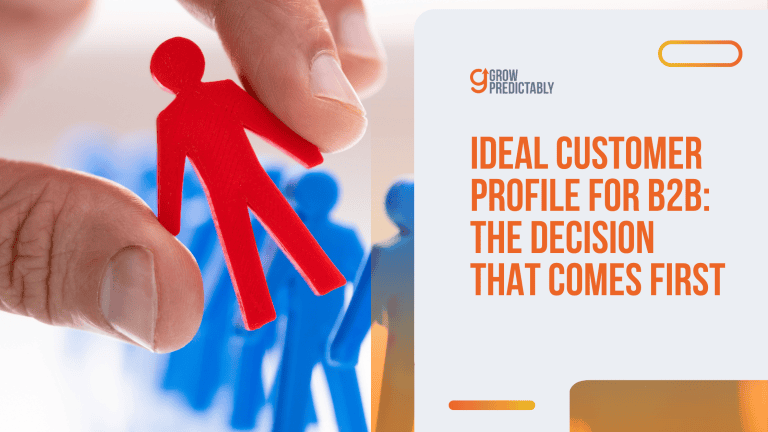how to build ideal customer profile for b2b